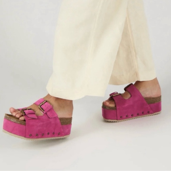 NIB Intentionally Blank Cooper-2 Platform Sandals - Picture 1 of 10